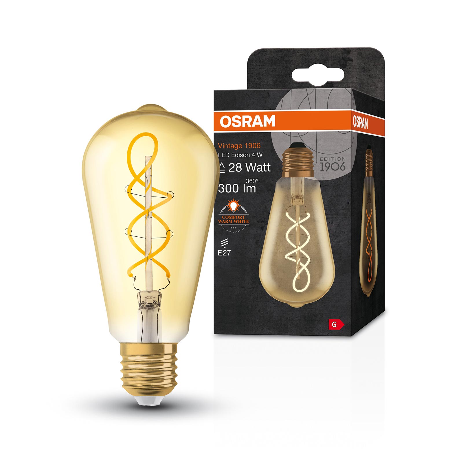 LED-Leuchtmittel 1906 Edison - Filament Kolben - E27