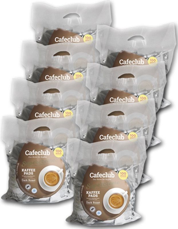 Caféclub Dark Roast Pads - 8 x 100