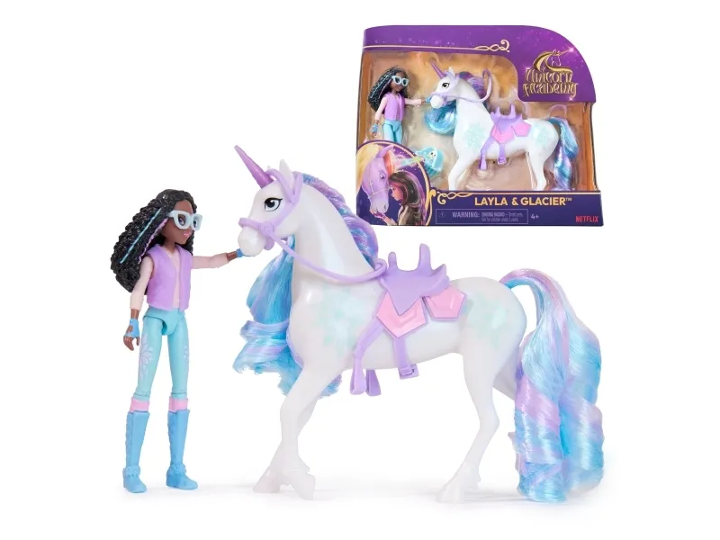 Unicorn Academy Doll & Unicorn - Layla & Glacier