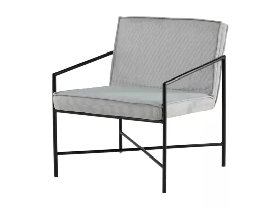 Fauteuil Design Velours Côtelé 