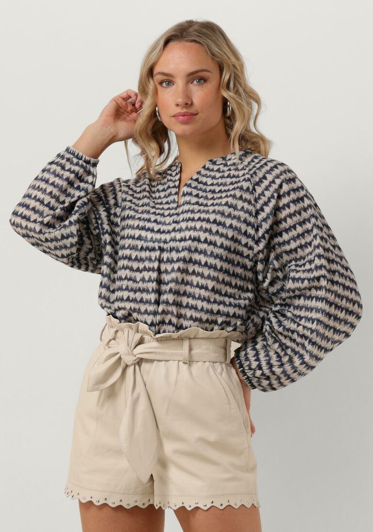 MOSCOW lichtblauwe moscow blouse 107a-05-biki