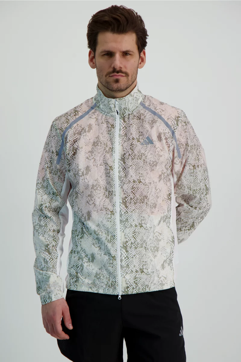 adidas Performance Allover Print Marathon Herren Laufjacke