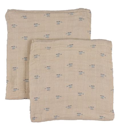 Pippi Baby Spucktücher - Organic - 8er Pack - 65x65 cm - Gray Mi