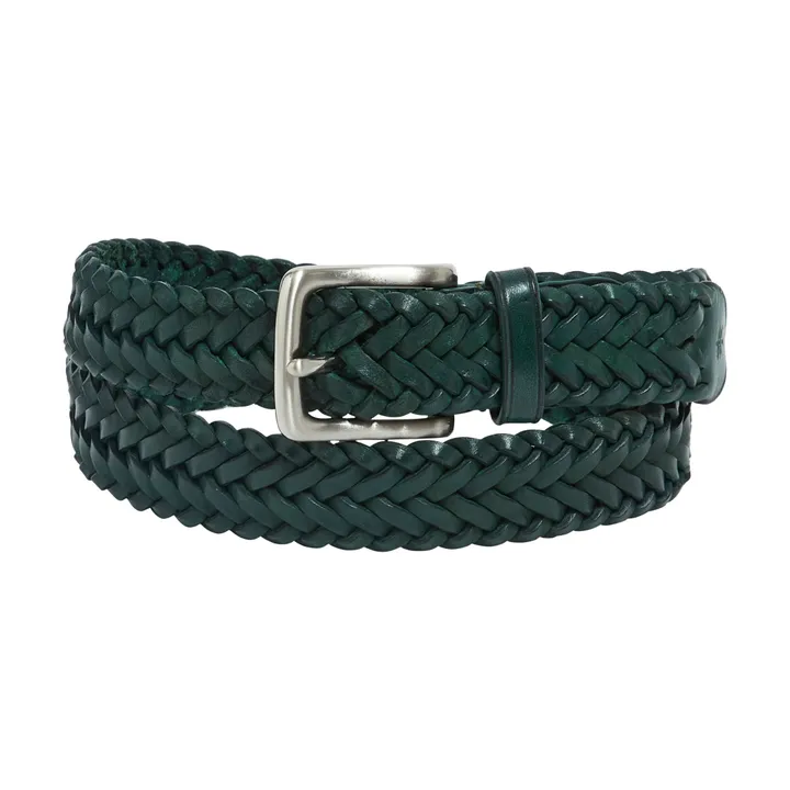 Dragon Diffusion Ceinture Tressée 3 cm | Vert foncé