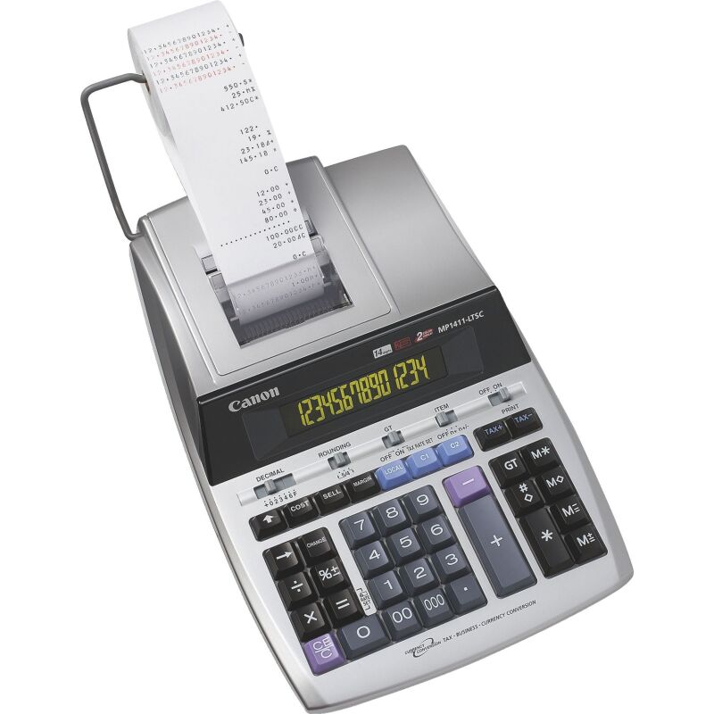 Calculatrice imprimante Canon MP-1411 LTSC - 14 chiffres