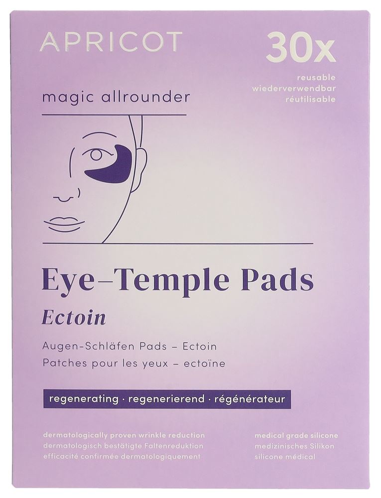 Apricot Augenschläfen Pad<br>2 Stück, wiederverwendbar Ectoin magic allrounder