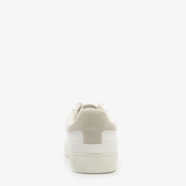 Blue Box lage heren sneakers met beige detail