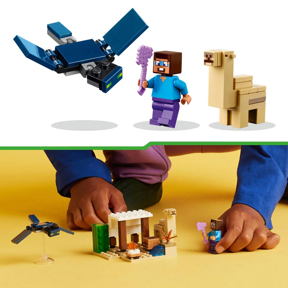 LEGO®MINECRAFT™ 21251 - L’EXPEDITION DE STEVE DANS LE DESERT