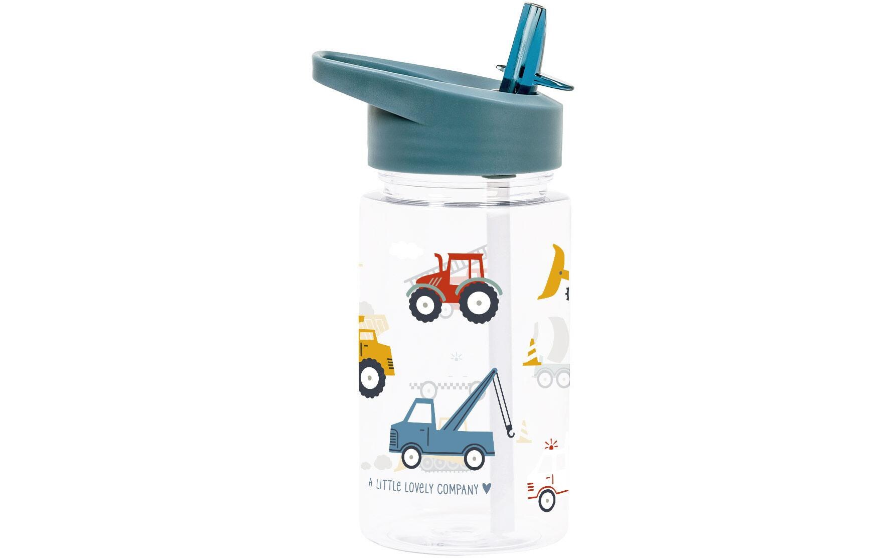 Trinkflasche Fahrzeuge 450 mlTrinkflasche mit praktischem Auslaufschutz