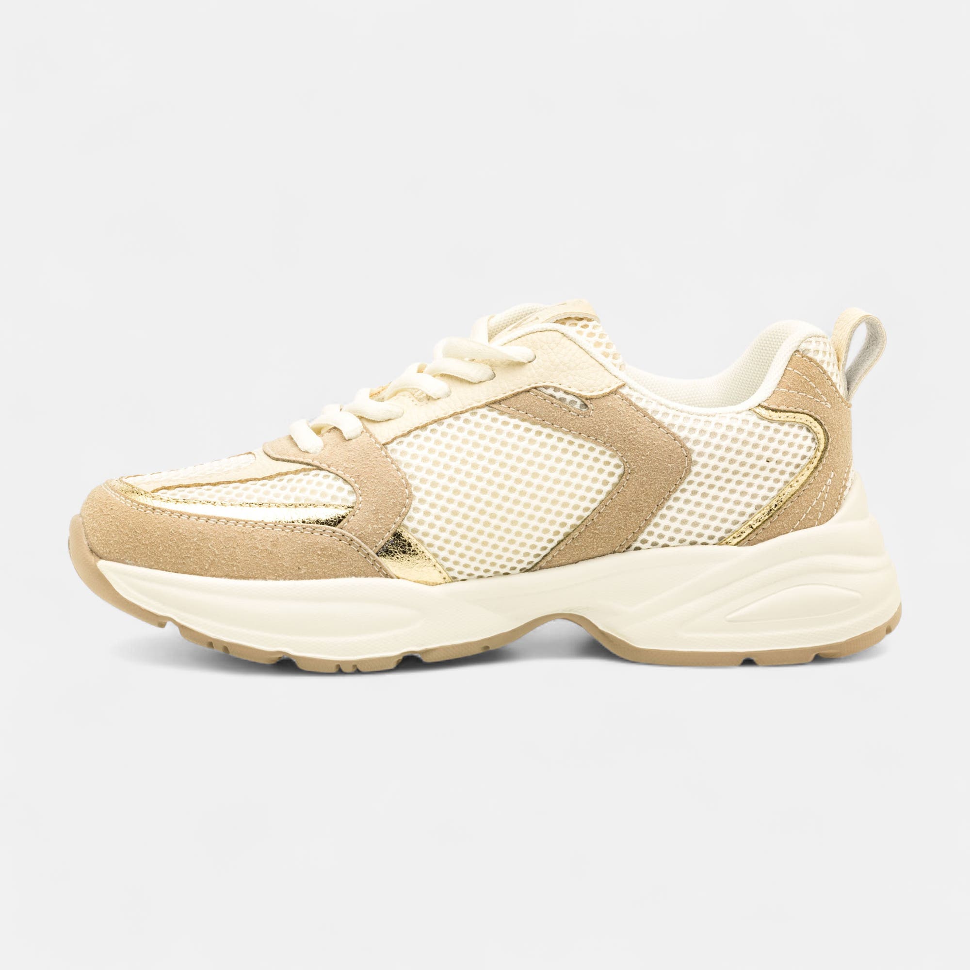 Baskets basses Femme beige