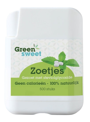 Green Sweet Stevia Zoetjes 500 Stuks