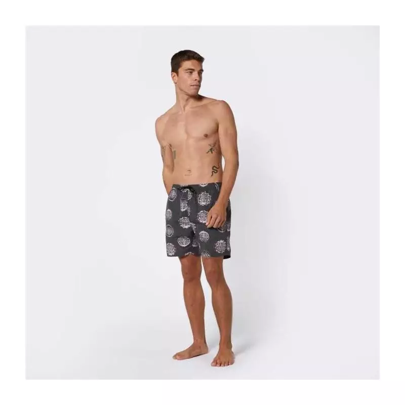 Boardshort MYSTIC Artwork Swim Deep Purple