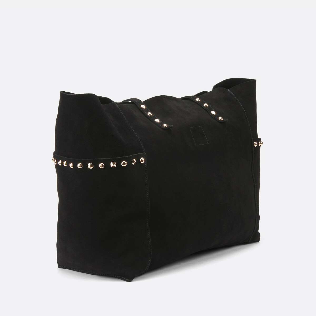 COLEÇÕES LA REDOUTE<br>Bolsa em couro macio, carteira com estampa de leopardo