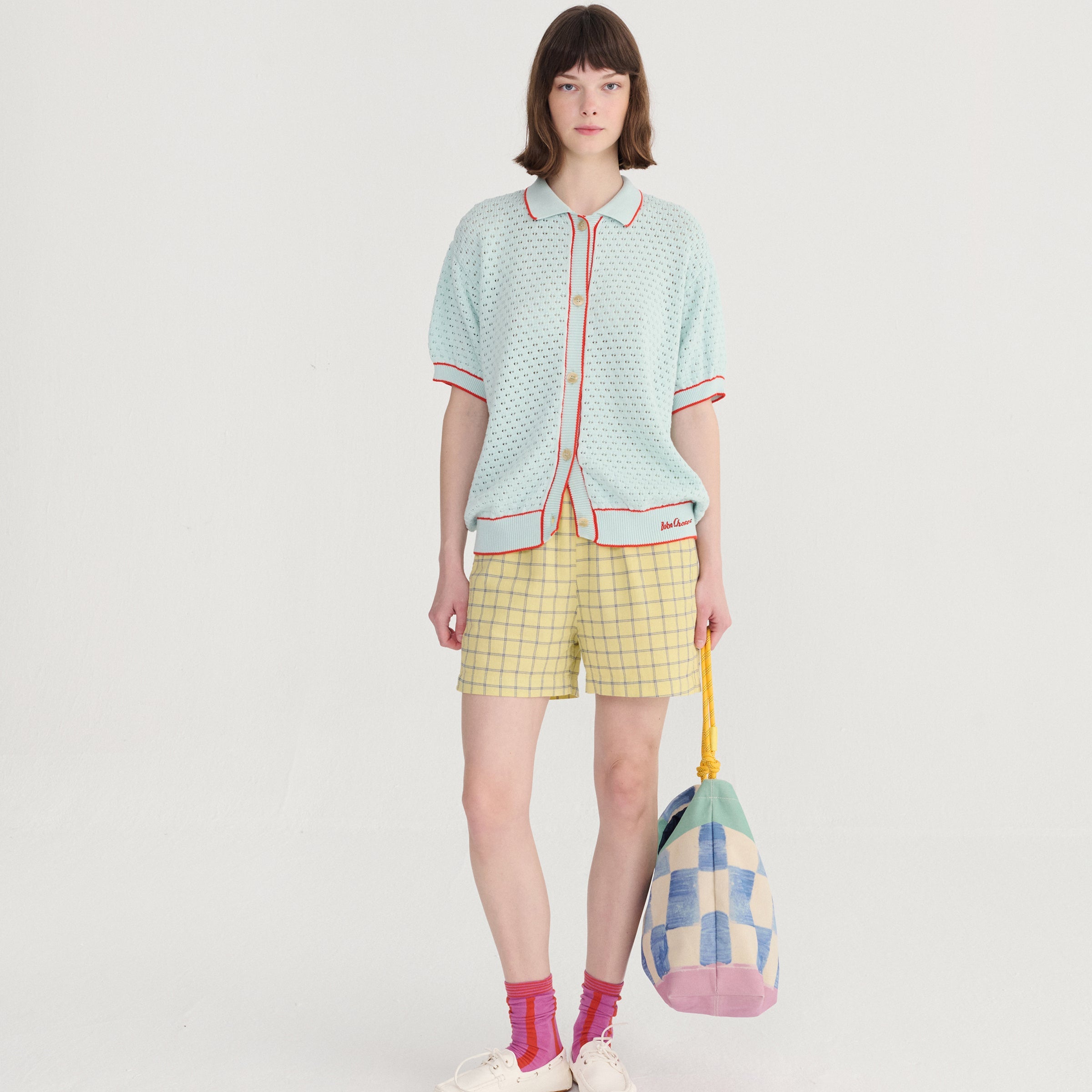 Adult Strickjacke Openwork