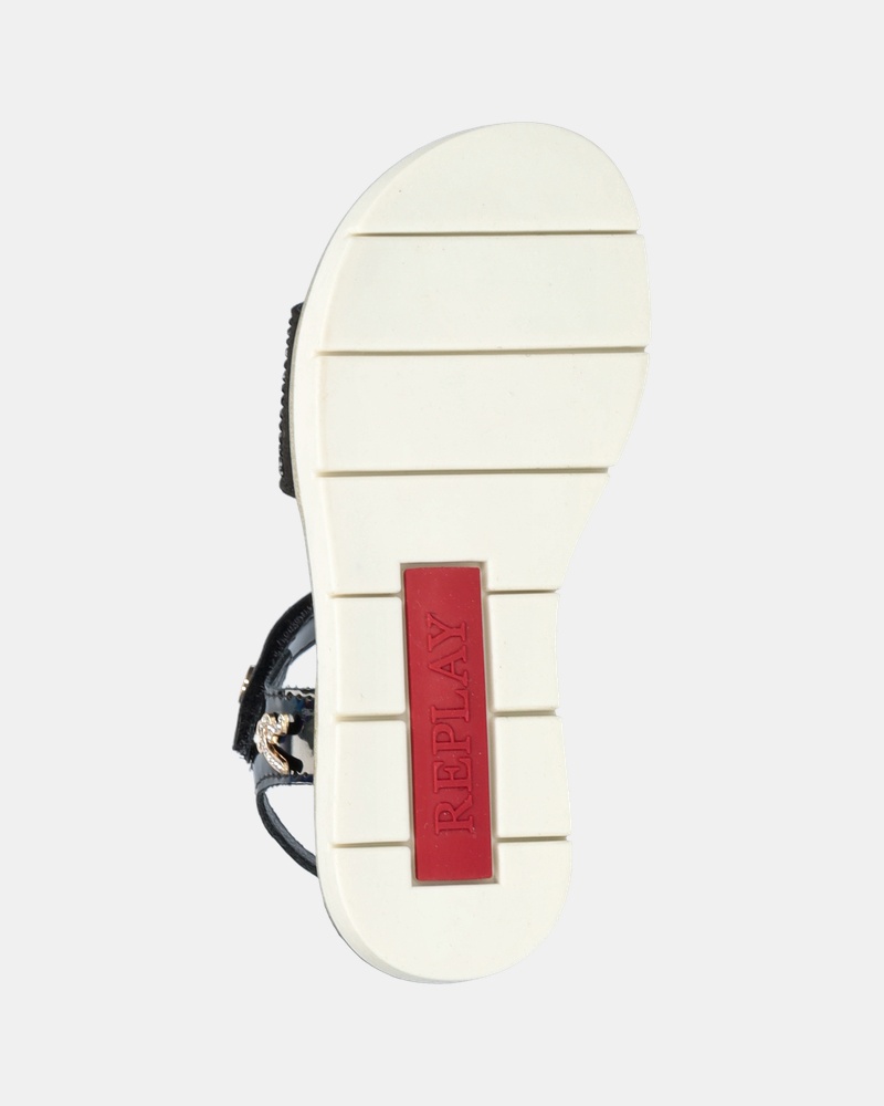 Replay Sandalen  - zwart