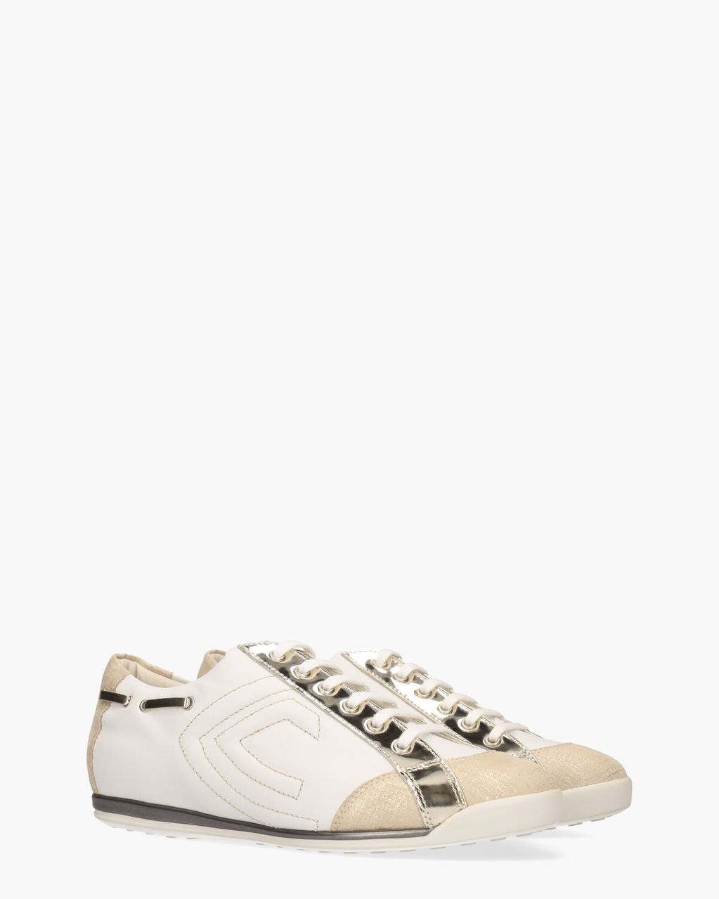 La Cabala L902024 Wit/Beige Damessneakers