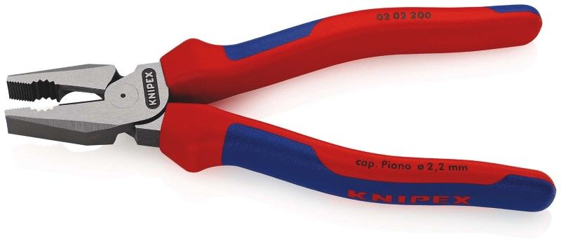 Knipex 0202200 Kracht-Kombitang gepolijst/comfort 200mm