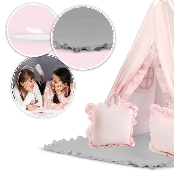 Barne Tipi telt NK-406 Nukido - Lys rosa