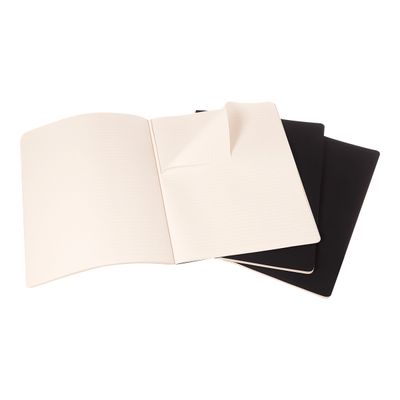 Moleskine Cahier - journal - XL - 190 x 260 mm - 60 feuilles (pack de 3)