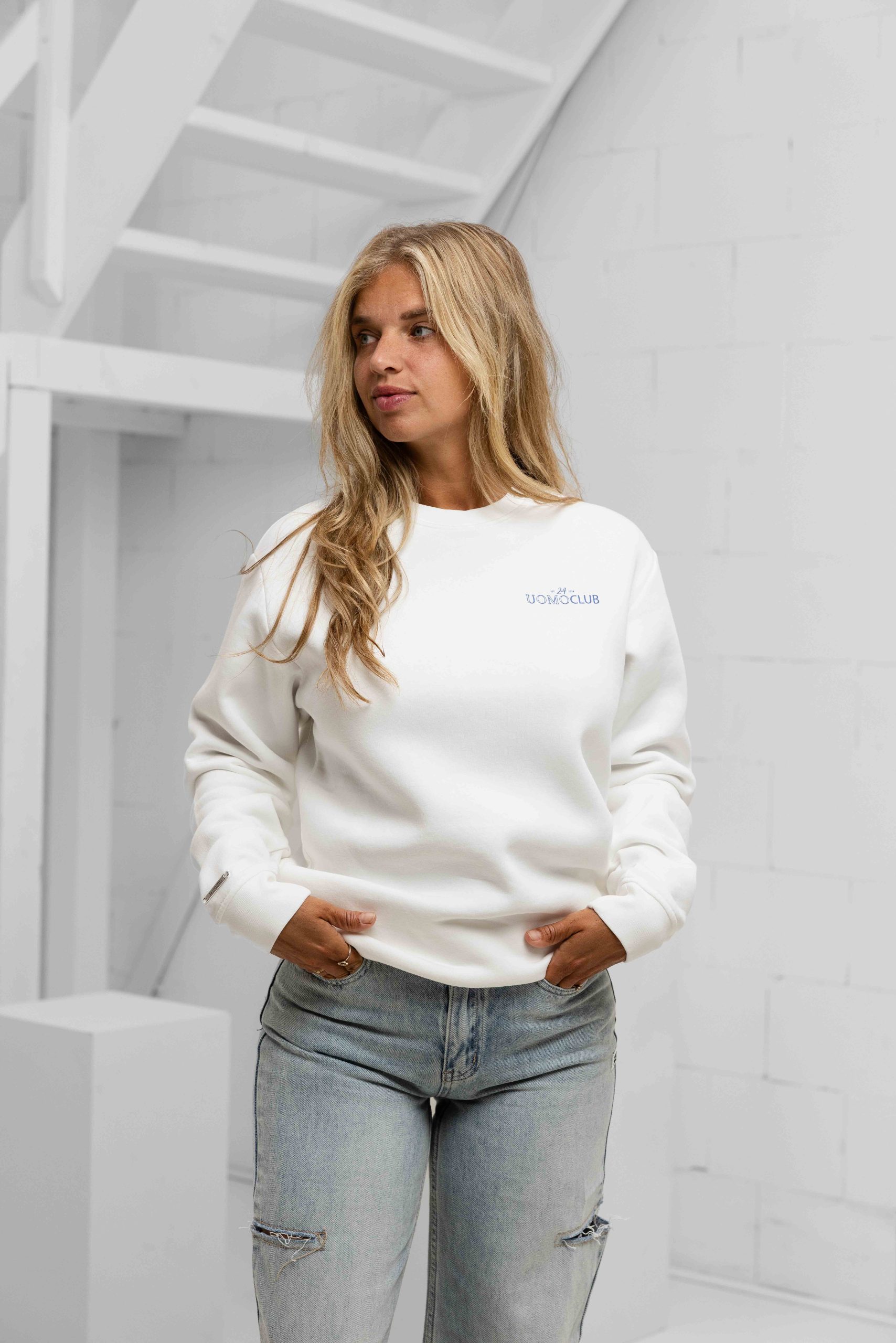 24 Uomo Club Sweater Dames Off White