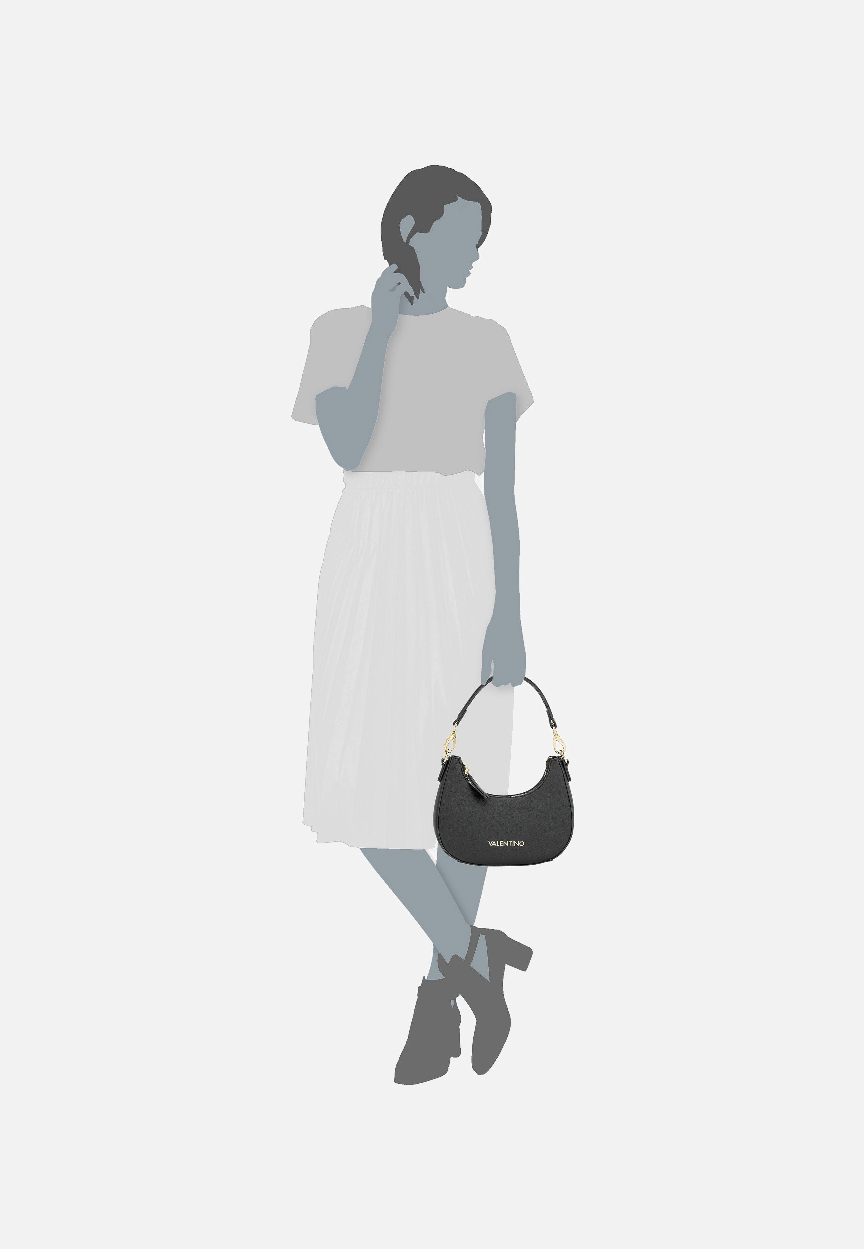 Zero RE Hobo Bag 305 Nero - Henkeltasche