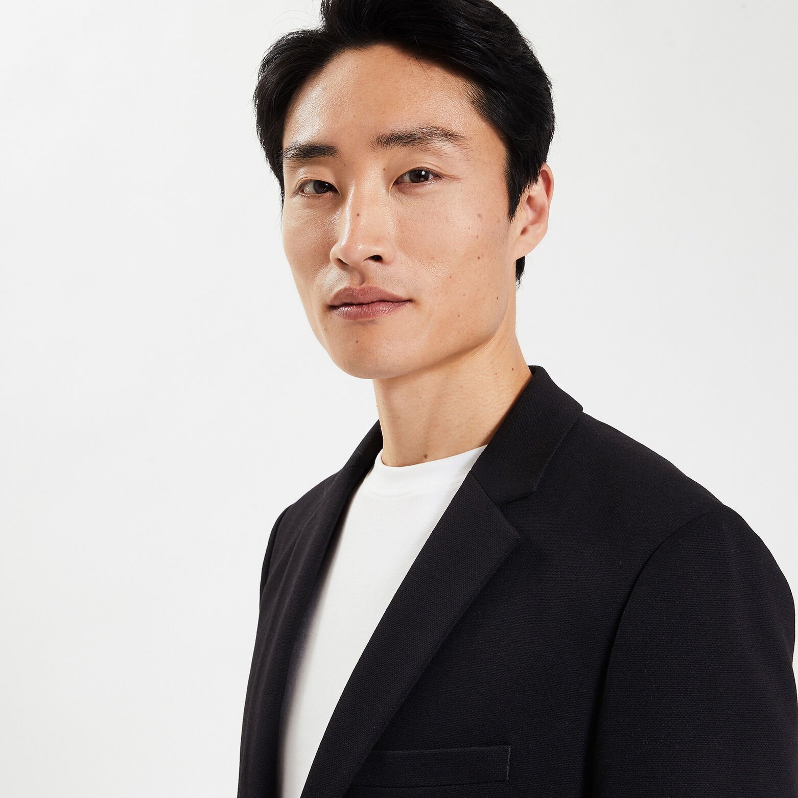 Veste maille slim Noir