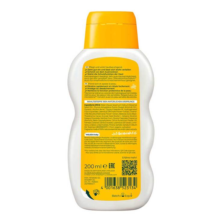 Weleda Calendula Pflegemilch, 200 ml
