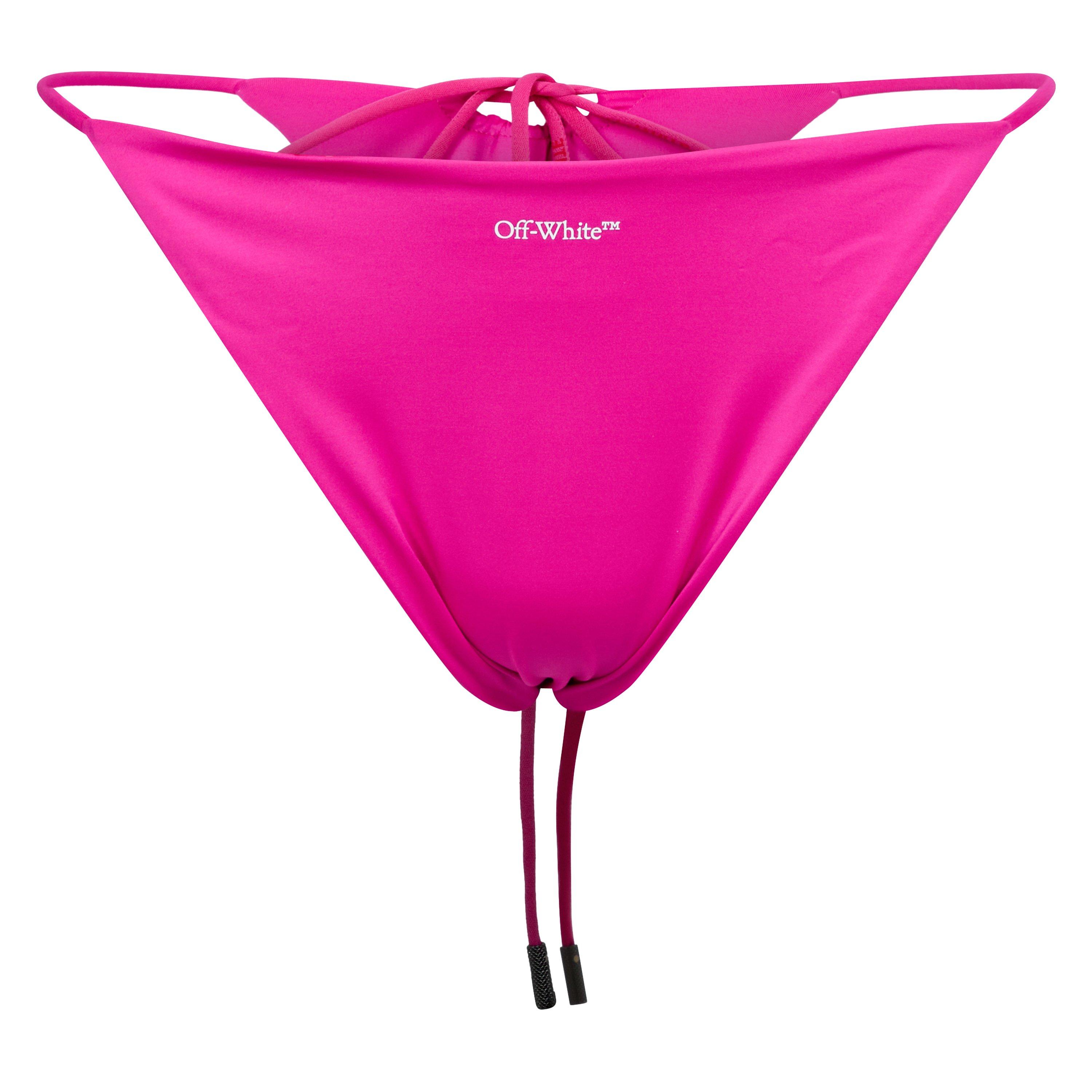 Off White Logo Bikini Set