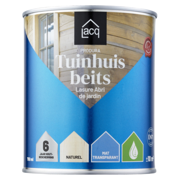 Lacq Tuinhuis beits transparant naturel 750 ml