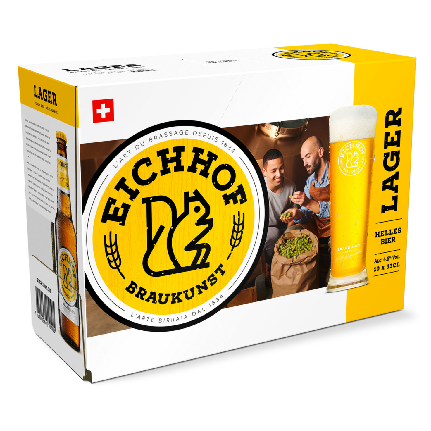 Eichhof Bier Lager 10x33cl -330cl