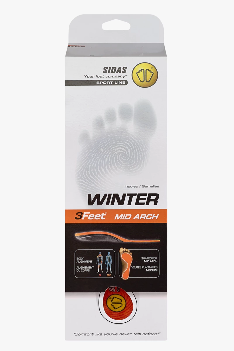Sidas 3 Feet Winter Mid Arch 37-38 Einlegesohle