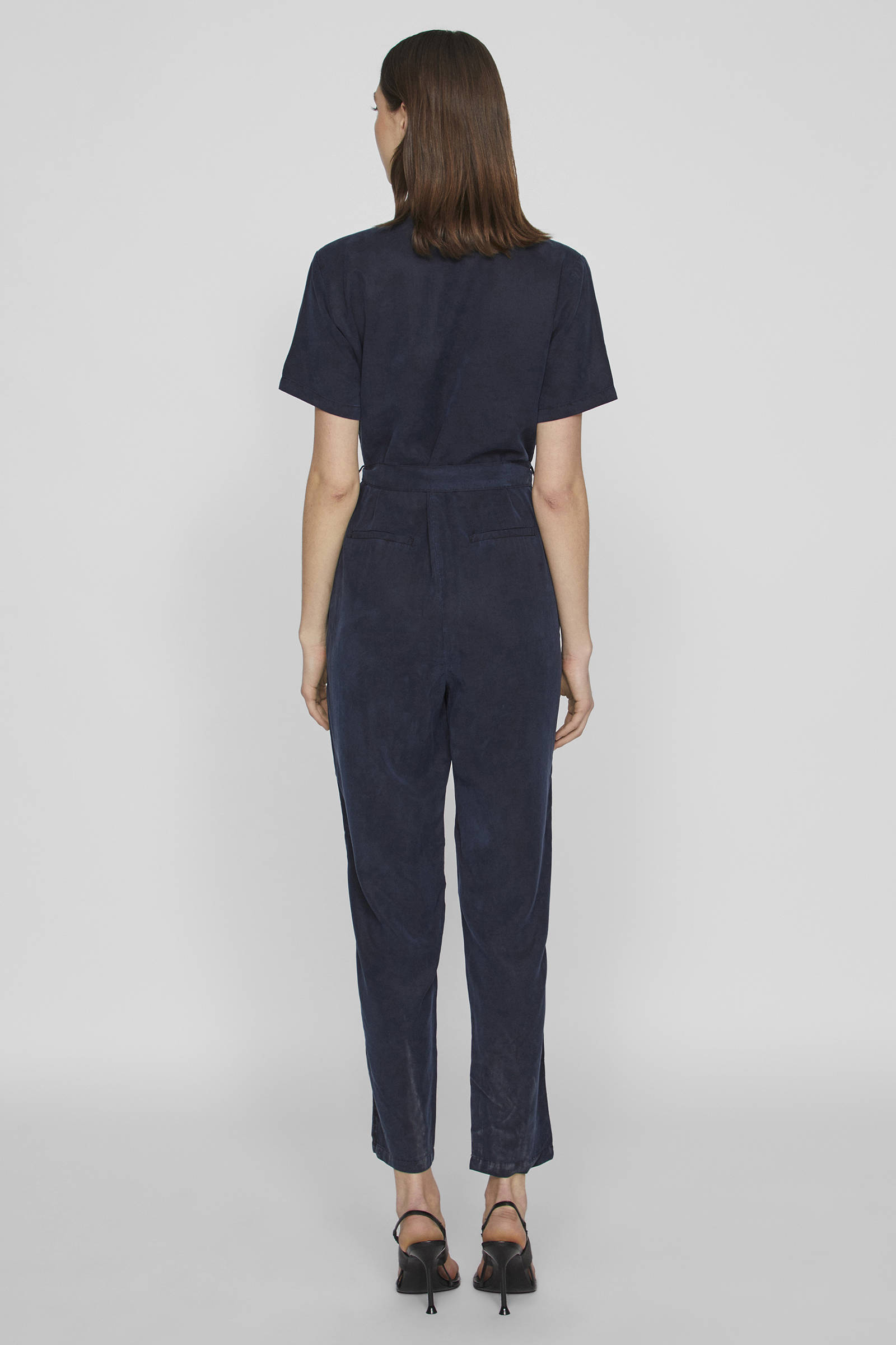 VILA jumpsuit VILISTI donkerblauw