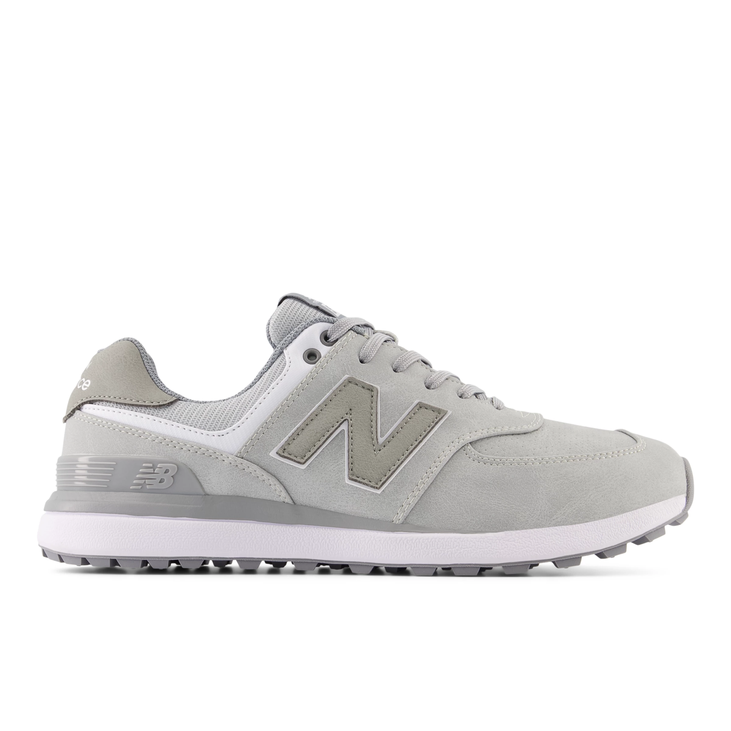 574 Greens v2 Golf Shoes Light Grey with Grey