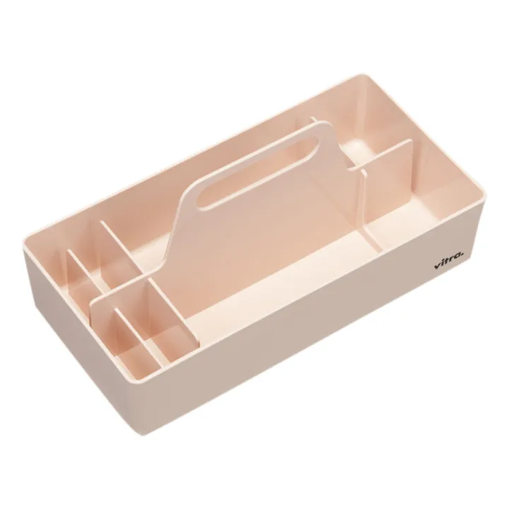 Vitra Rangement Toolbox en plastique recyclé - Arik Levy | Rose pâle
