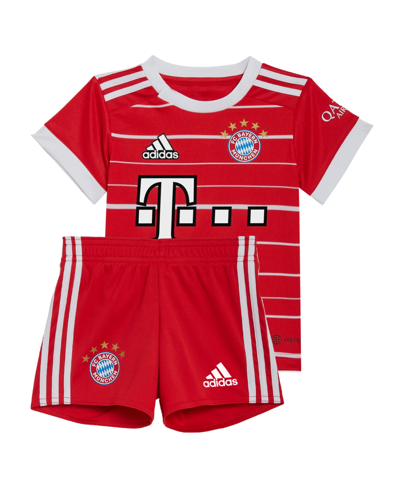 adidas FC Bayern München Babykit 2022/2023 Rot
