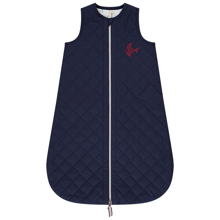 Gigoteuse sans manches matelassée en coton TOG 2,5 - Bleu marine