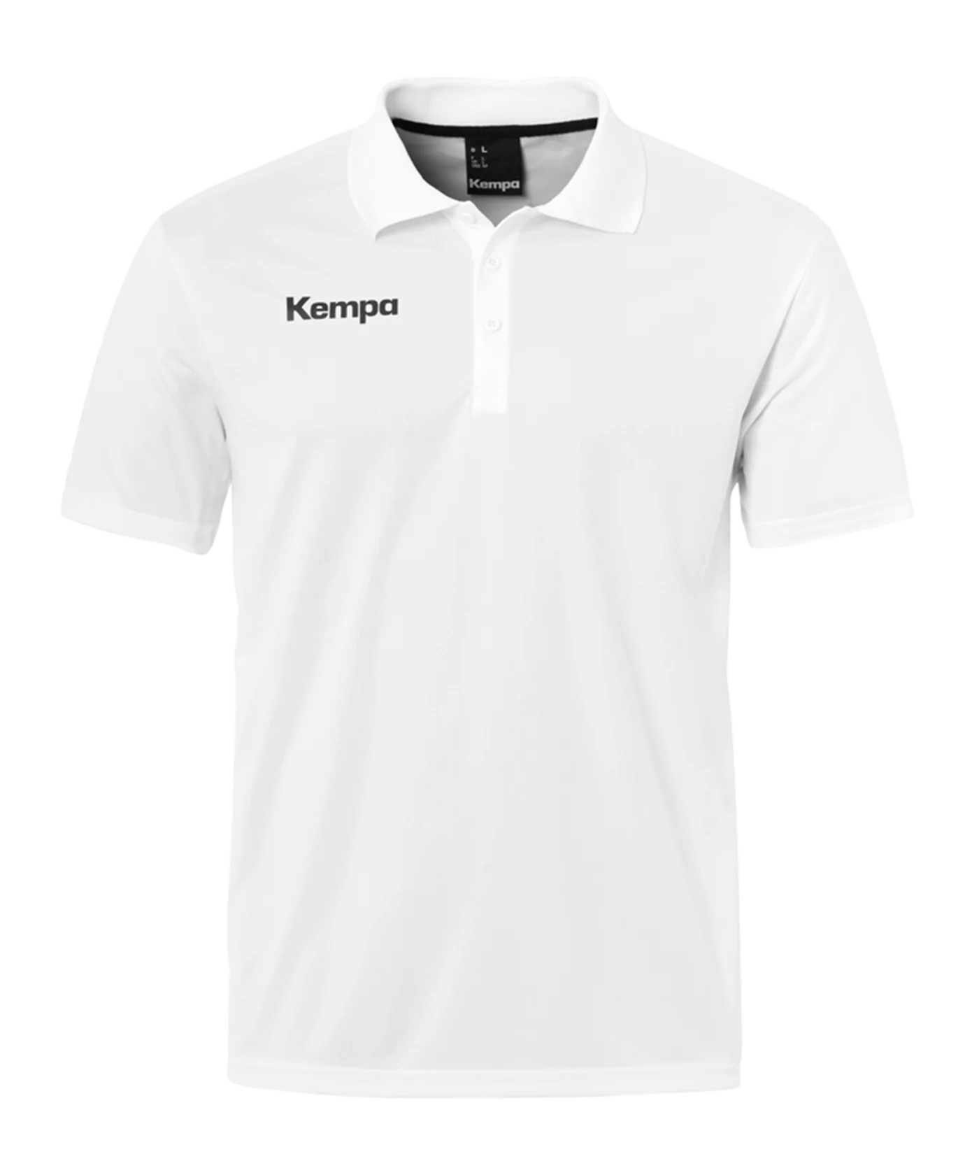 Kempa Poly Poloshirt Kids Weiss F07