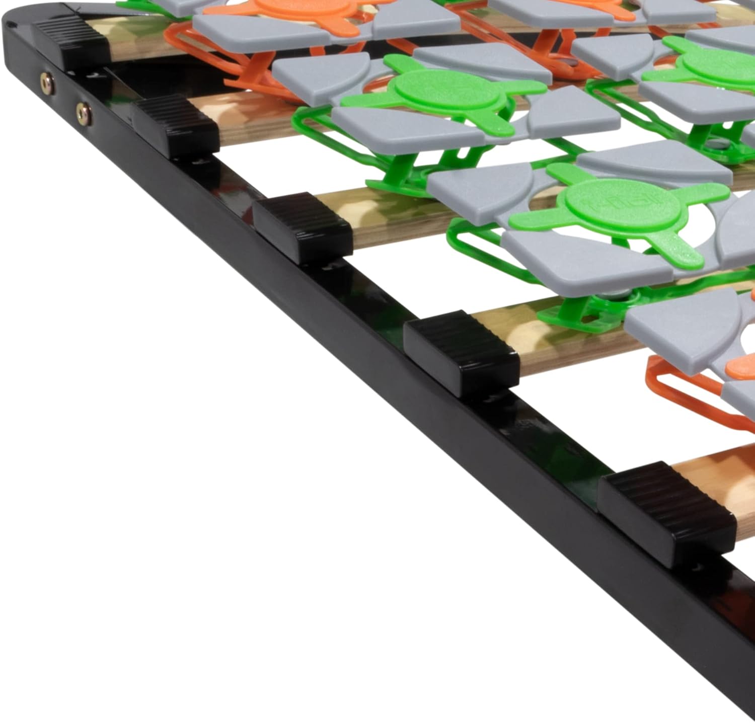 i-flair Tellerlattenrost 80x200 cm, Lattenrahmen Ergo IF57 mit Tellerfedern - für alle Matratzen und Betten geeignet