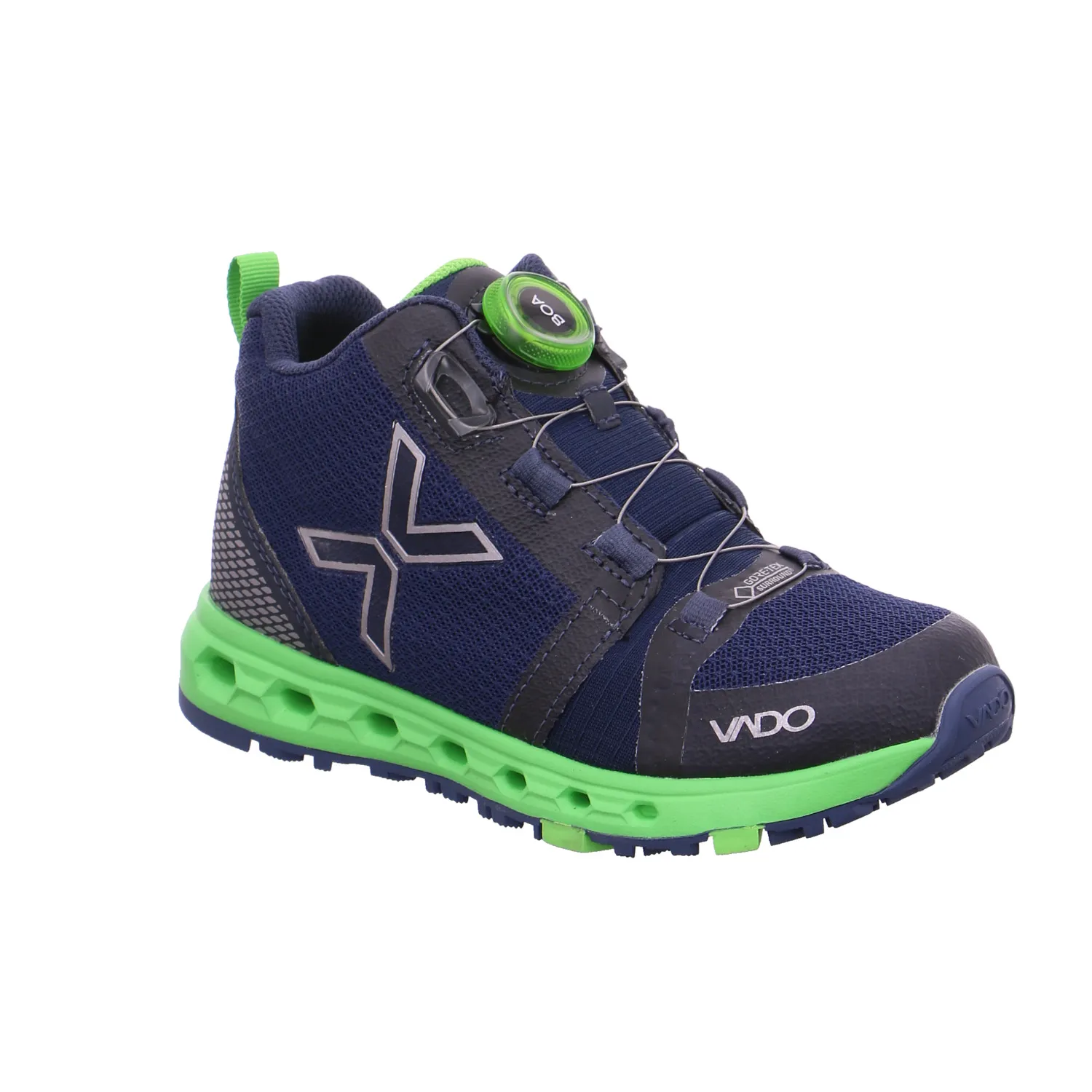 VADO Jugend-Boot Blau Textil  Sneaker high