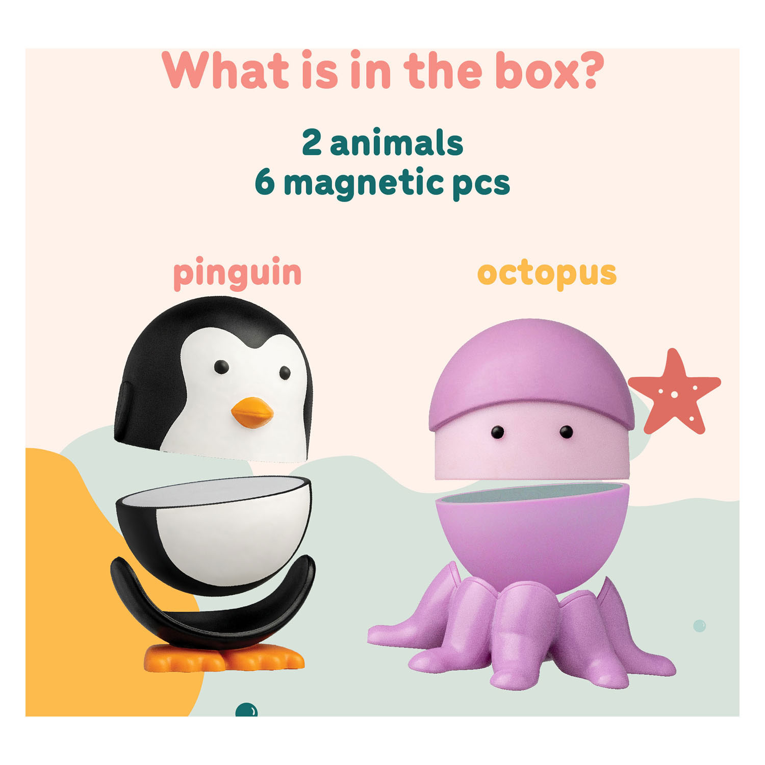 Magimals Wibly Wobly Sealife Magnetisch Speelgoed