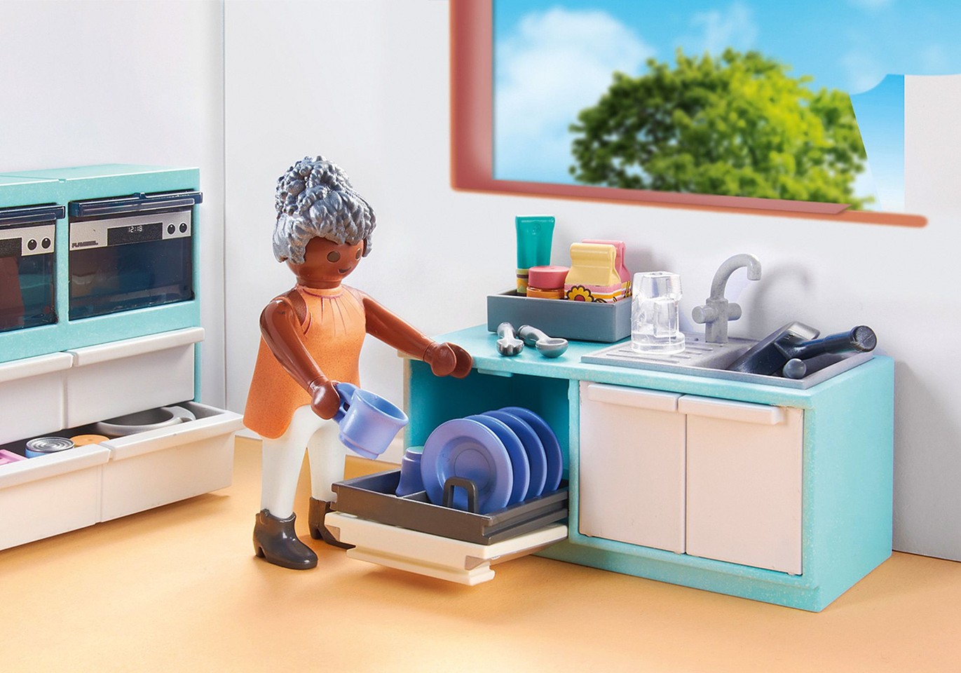 Playmobil - Køkken med spiseplads (71608)