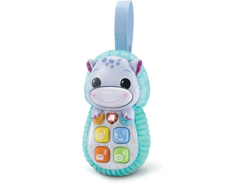 Vtech Beschäftigungsspielzeug Hippo-Handy -DE- Kinderfreundliches Spieltelefon in Nilpferd-Optik