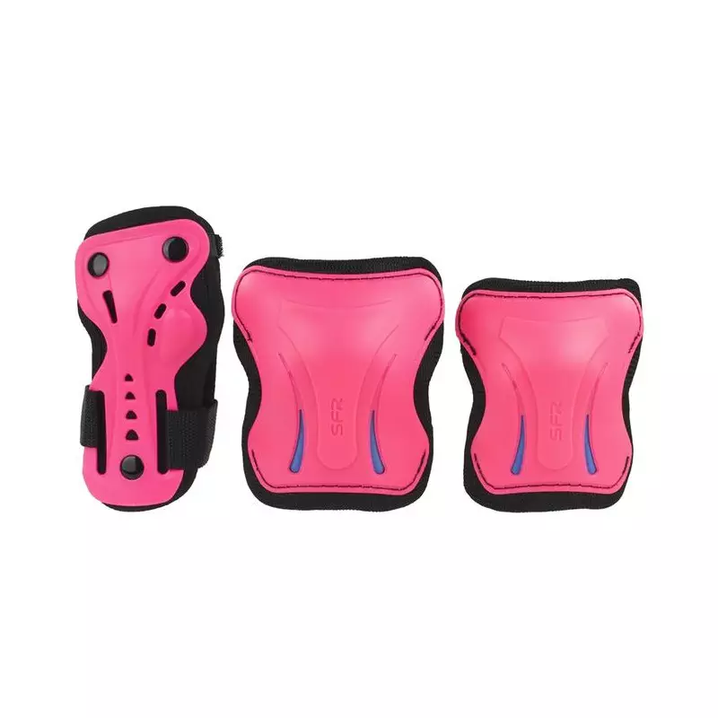 Set de protection SFR ROLLER Triple Pad Set Hot Pink