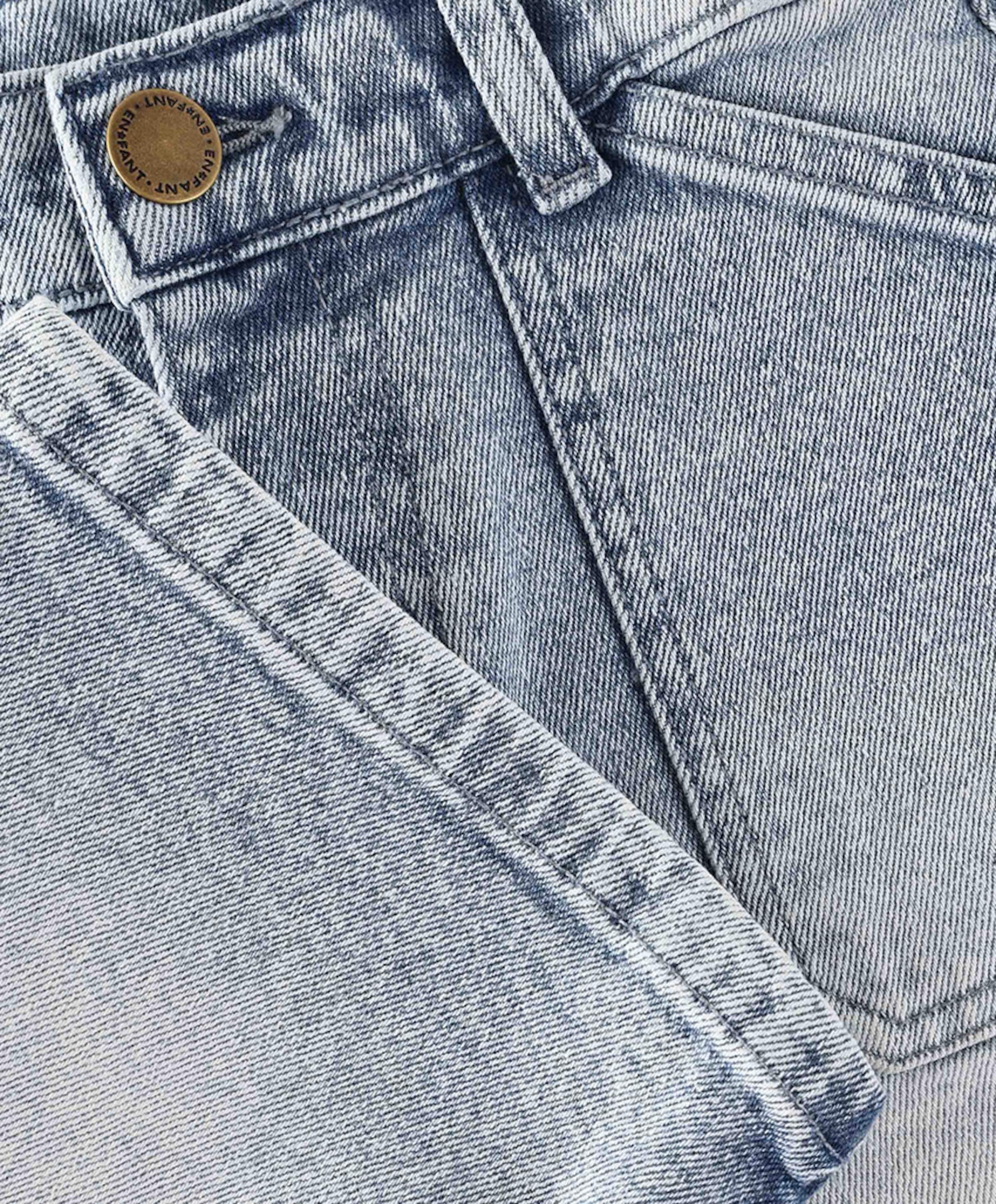 EN FANT Shorts Denim Bermuda meisjes korte broek blauw
