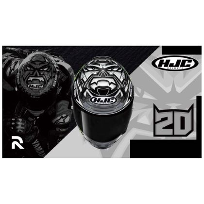 Casque Hjc RPHA 12 - QUARTARARO BLACK - Noir / Blanc