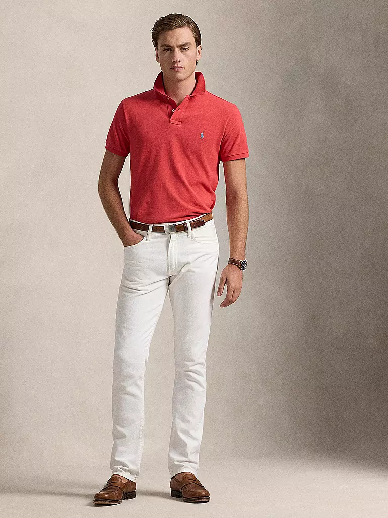 POLO RALPH LAUREN Poloshirt Custom Slim Fit rot
