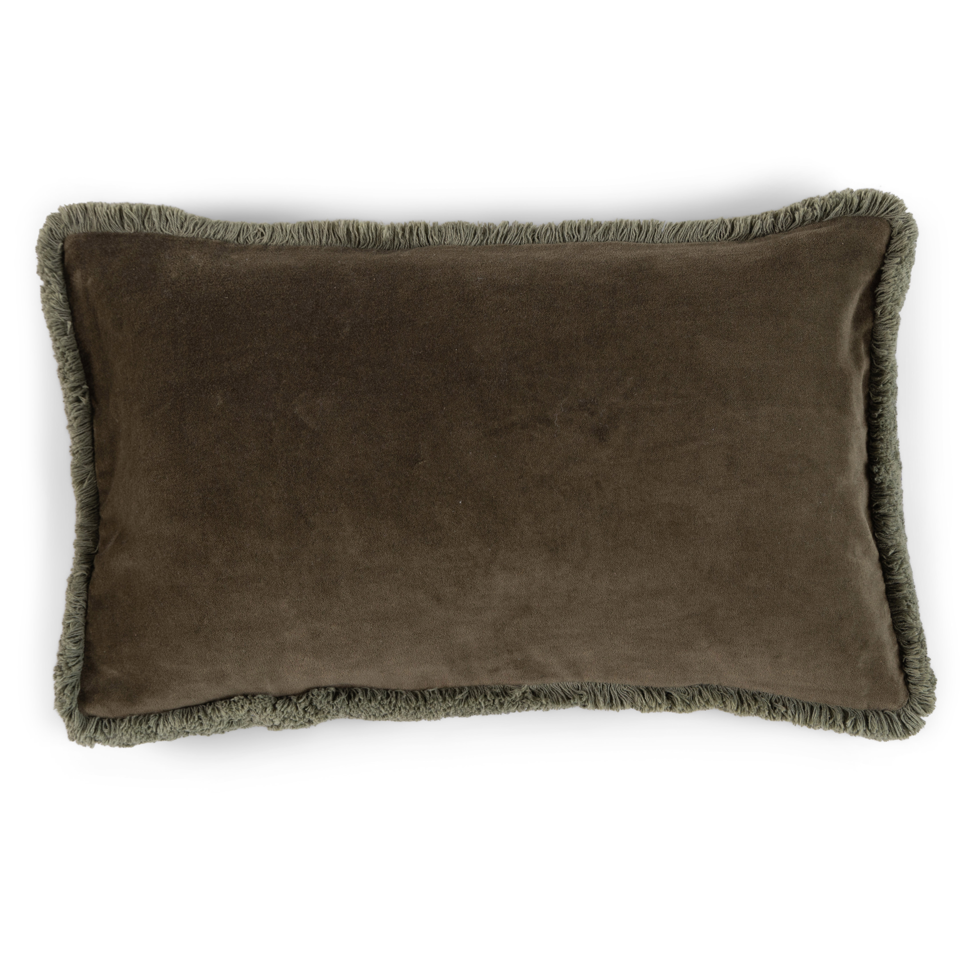 Kussen Velvet green 30x50cm