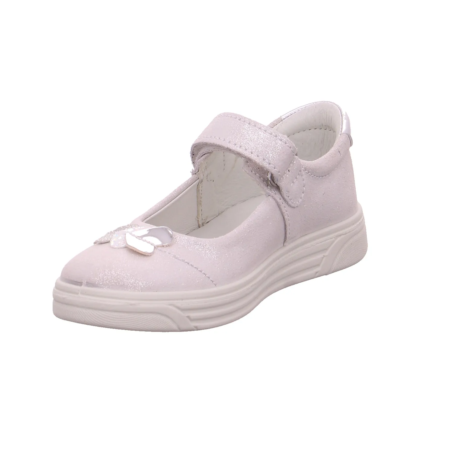 IMAC Kleinkinder-Ballerina Silber Leder  Ballerina