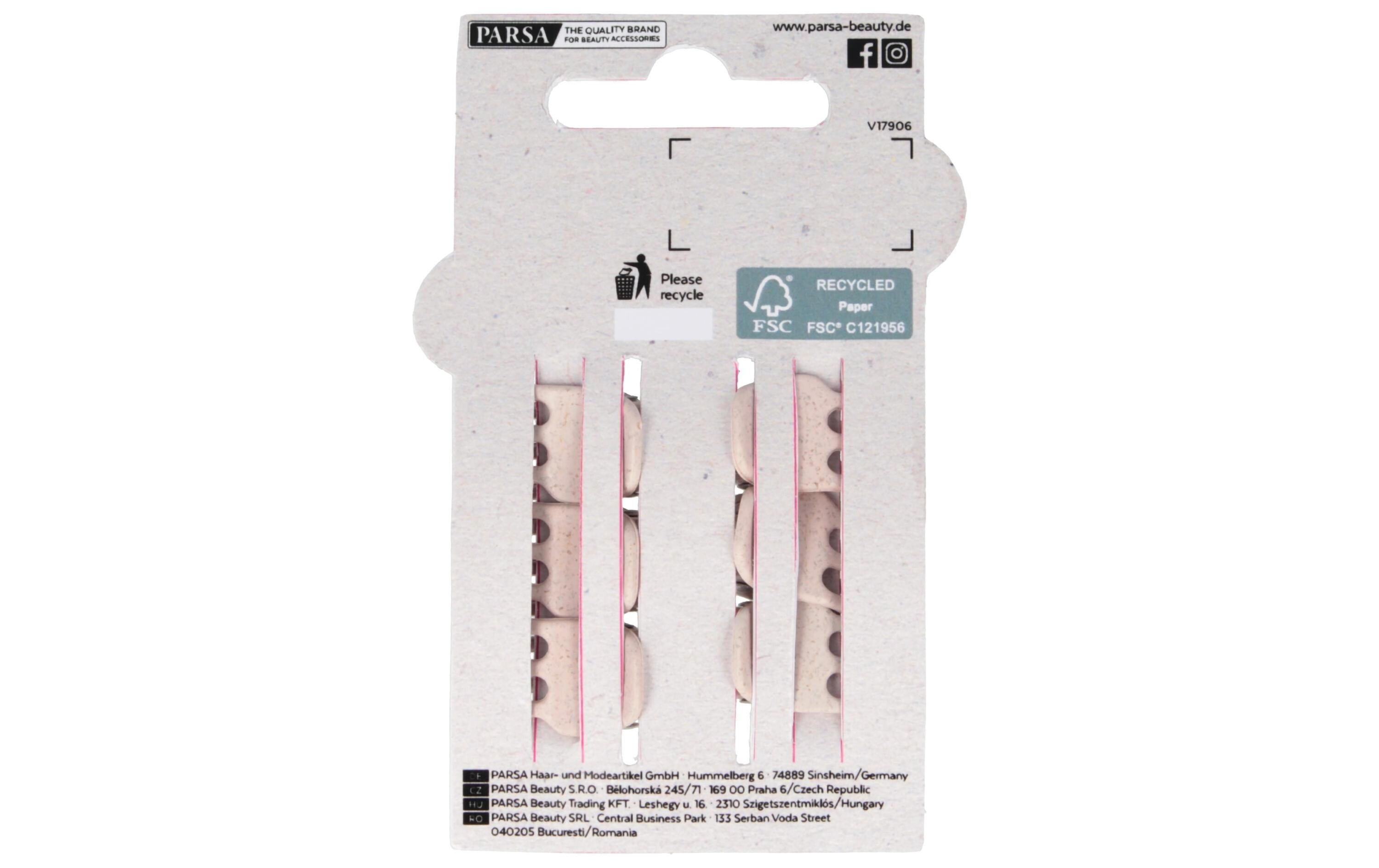 Haarklemme Nature Love Rosa 6 StückStilvolle Clips für jeden Look