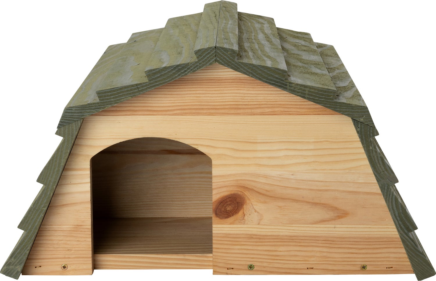 Intratuin egelhuis naturel /grijs 39 x 39 x 23 cm
